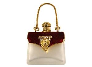 RUCCI RED/GOLD HANDBAG PERFUME BOTTLE