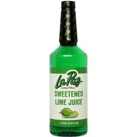 La Paz Sweetened Lime Juice 1L