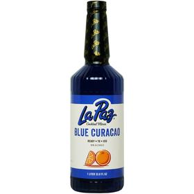 La Paz Non-Alcoholic Blue Curacao Syrup  Mix 1L