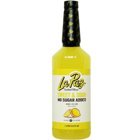 La Paz No Sugar Added Sweet Sour Mix 1L