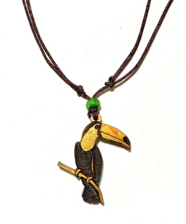 Turismo/Collar de Coco 34mm Color/Tucan