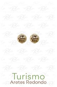 Turismo/Aretes Redondos 13mm/I Love CR