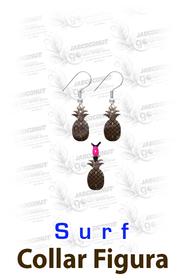 Surf/Collar y Aretes 27mm/23mm/Pina