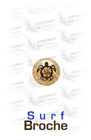 Surf/Broche 27mm/Tortuga Amapola