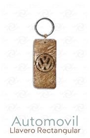 Automovil/Llavero Rectangular 45x20mm/Volkswagen