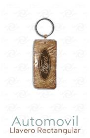 Automovil/Llavero Rectangular 45x20mm/Ford