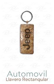 Automovil/Llavero Rectangular 45x20mm/Jeep